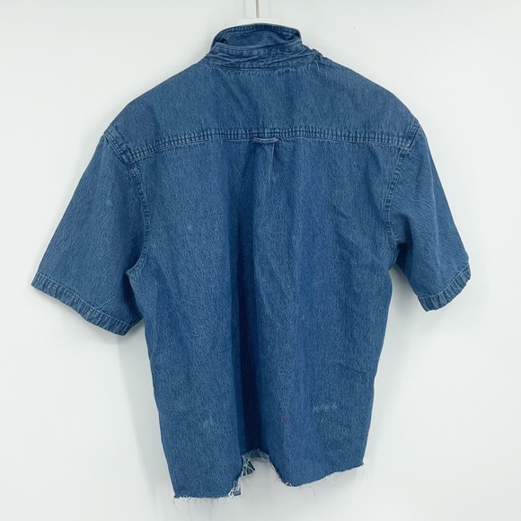 Denim Western Shirt SZ L - Picture 8 of 8